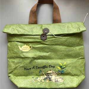 Soto Studios Insulated Lunch Bag | Tea Theme